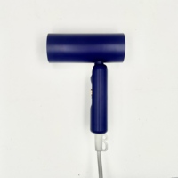 Sèche-cheveux ionique pliable en plastique avec diffuseur, moteur DC professionnel à ions négatifs 1000W, 2 vitesses, portable pour les voyages et la maison