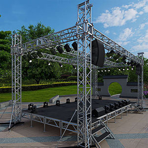 Taşınabilir ağır alüminyum alaşım 290*290MM & 400*400MM tıkaç aydınlatma kafes sahne sistemi hafif ve güçlü kafes görüntüler - Product Image 5