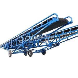 Transportador portátil duradero de acero al carbono de goma móvil de velocidad ajustable, rueda de freno fácil de limpiar, moldeo por inyección conveniente - Product Image 1