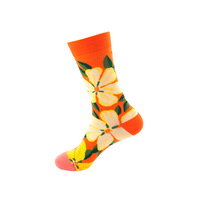 Printemps et automne peinture à l'huile Artsocks saison chaussettes pour hommes hommes et femmes personnalité de la rue mode chaussettes en coton tube moyen
