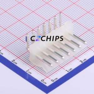 M3961R-07P Wire-to-Board Pin Header Bent Lead Through Hole,P=3.96mm Connector 1x7P 3.96mm Right Angle Insert CH - Product Image 1