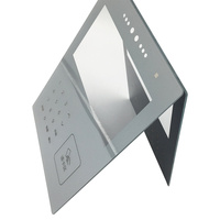 Panel de control de pantalla táctil con impresión de serigrafía de vidrio templado personalizado para baño al aire libre escalera pasillo Industrial