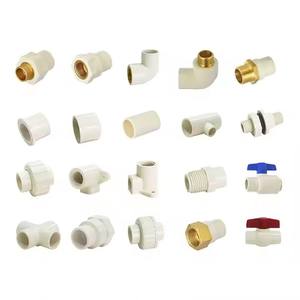 Usine ASTM2846 Outils de plomberie en <span class=keywords><strong>PVC</strong></span> Matériaux d'eau Tuyaux en CPVC 3/4 ''Connecteur de tuyau en CPVC Couleur crème Raccords de tuyauterie en CPVC - Product Image 4