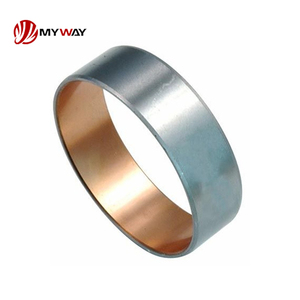 Myway บุชชิ่งแบบ bimetal CuSn8Ni1จากโรงงาน | ตลับลูกปืนปลอกทองแดงด้านหลังเหล็ก | ทนต่อการสึกหรอสูงสำหรับเครื่องจักรอุตสาหกรรม - Product Image 1