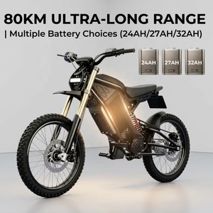 Moto électrique tout-terrain sans balais 3600W 48V, autonomie 80km, nouvelle, légère, pour la course cross-country - Product Image 1