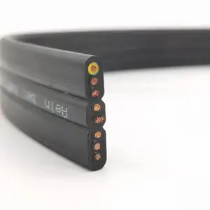 LSOH Flexibler bemerkens werter Schutz Halogen freies 300/500 V rauch armes Flach kabel