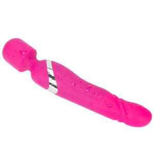 Bâton vibrant chauffant rechargeable à double tête pour masturbation féminine, jouet sexuel pour adultes, vente en gros - Product Image 3