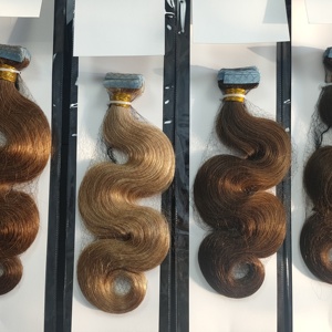 จัสมินบิวตี้ ขายดี ผมต่อแบบเทปยุโรป ผมแท้ 100% คุณภาพสูง หลากหลายสี สำหรับผู้หญิง - Product Image 6