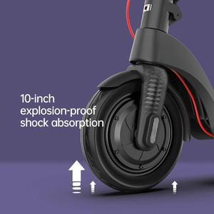 Electric Scooter 10 11 Inch Dual Suspension 500W 800W Motor Urban Commuter with LED <b>Lighting</b> Foldable for Smart 20km Range - Product Image 4