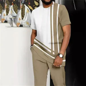 Set di tuta da uomo <span class=keywords><strong>HO</strong></span> 2024 pantaloni t-shirt a maniche corte - Product Image 2