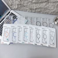 Nouveau étui de téléphone acrylique anti-rayures pour Samsung S25 Ultra S24 S23 Plus S25 Edge antichoc clair couverture magnétique transparente