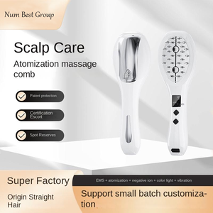 Massaggiatore per cuoio capelluto ad ultrasuoni avanzato | Dispositivo EMS Rassodante, Ioni Negativi per Lucentezza, Penetrazione della Luce a Lunghezza d'Onda Specifica, Apparecchio per Spa Domestica - Product Image 3