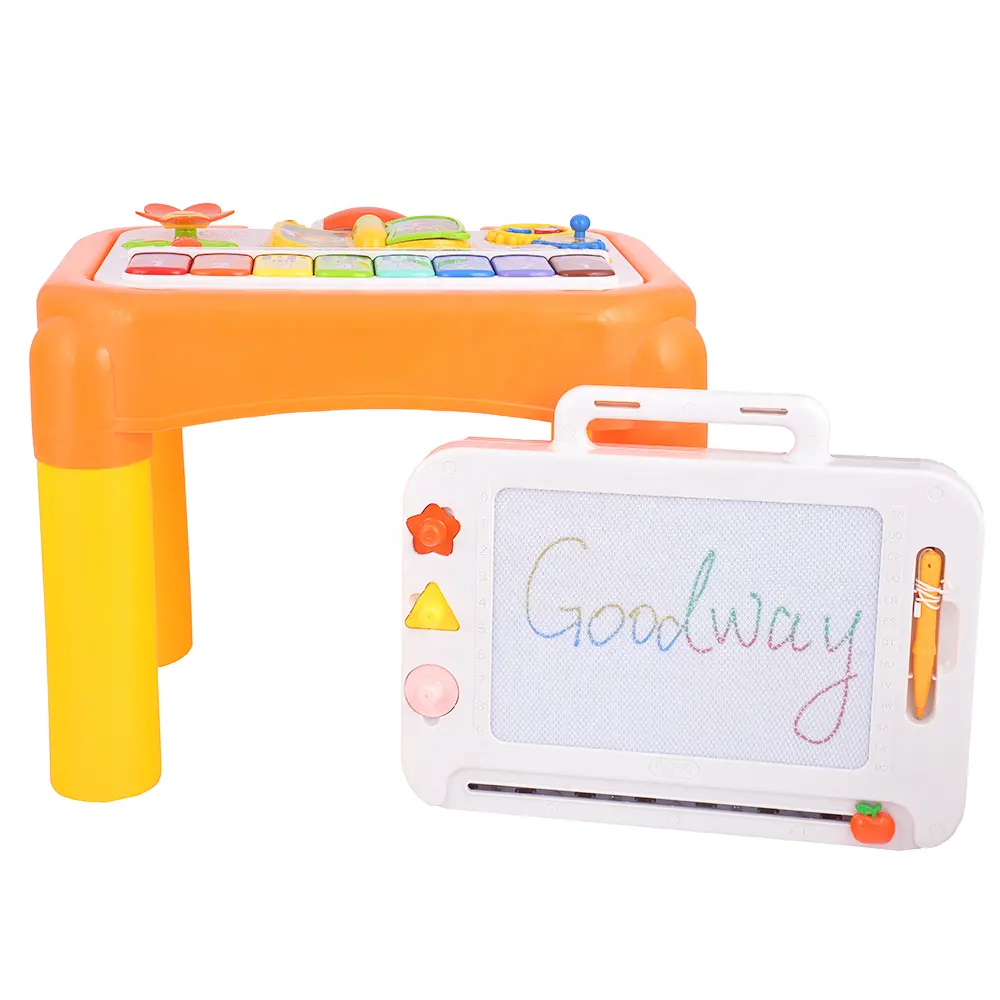 Safety Custom Children's Toy Plastic Interactive Music Education Learning Baby Activity Table