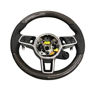 Volant de direction en fibre de carbone pour Cayenne Panamera 971, ensemble de commande de volant, modification et mise à niveau de voiture 9Y0 2017-2023 - Product Image 3