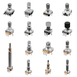 Soundwell nhà máy tuyến tính <span class=keywords><strong>ROTARY</strong></span> Encoder kỹ thuật số chiết ec11 11mm pec11 chuyển đổi 20 xung 15 xung 20 30 detent trục kép - Product Image 2