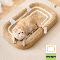 Vente en gros Grande planche à gratter universelle pour chat Sisal Arbre à chat griffoir résistant à l'usure Nid intégré Bassin à griffes pour chat