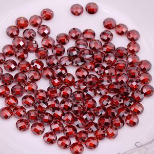 เครื่องประดับเพชรสังเคราะห์สุดหรูทรงกลมตัดได้หลายสี3-10มม. เพชรเซอร์โคเนียทรงลูกบาศก์อัญมณีหลวม - Product Image 4