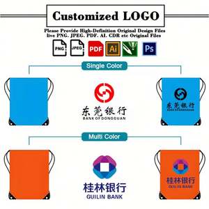Polyester <b>Drawstring</b> <b>Backpack</b> Marathon Gym Traveling Sports Bags ,Customized Logo 210D Polyester <b>Drawstring</b> Gift <b>Backpack</b> Bag - Product Image 2