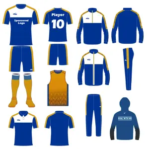 Venta al por mayor de ropa de fútbol personalizada, camiseta de fútbol para equipos de fútbol Club con logotipo personalizado, uniforme de fútbol