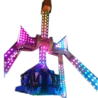 6 12 Chỗ Ngồi 360 Độ Carnival Thrill Quay Mini Công Viên Giải Trí Rides Big Swing Hammer Rotating Pendulum Ride