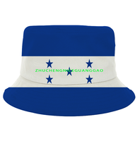 Chapeau Bob Réplique Drapeau Dominicain pour Femmes et Hommes, Chapeau de Pêcheur Patriotique, Casquette d'Été Anti-UV pour Voyage, Plage et Pêche