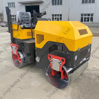 Meilleur service et conduite à bas prix 1 tonne 2 tonnes 3 tonnes Rouleau de route vibrant sur mini compacteur à rouleaux de route en asphalte