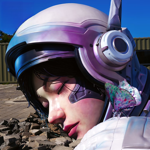 Escultura de chica astronauta estética viral: Arte de dormir hiperrealista para hoteles de lujo y espacios de redes <span class=keywords><strong>sociales</strong></span> - Product Image 4