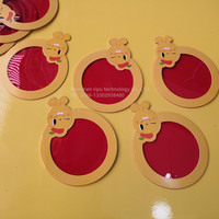 Gafas Decodificadoras Religiosas 3D - Material de Vidrio con Impresión en Relieve - Lentes con Filtros Rojos - Marco Blanco - Papel para Revelación Secreta en Fiestas