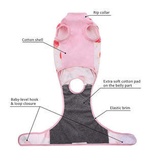 Traje de esterilización de tela <span class=keywords><strong>para</strong></span> mascotas al por mayor, traje de cirugía <span class=keywords><strong>para</strong></span> mascotas antilamidas, traje de recuperación quirúrgica suave y transpirable <span class=keywords><strong>para</strong></span> <span class=keywords><strong>perros</strong></span> y gatos, paño de protección - Product Image 2