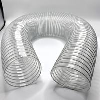 Tuyau flexible en spirale en PVC transparent haute pression, directement de l'usine, pour usage industriel, moulage sur mesure