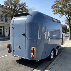 Pizza Cart Mobile Food Truck With Full <b>Kitchen</b> Kiosk Trailer Van Trailers Fully Equipped Concession Winery Food Trailer - Product Image 4