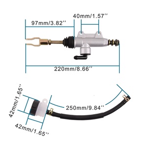 GOOFIT — étrier <span class=keywords><strong>de</strong></span> <span class=keywords><strong>frein</strong></span> arrière maître cylindre, pour Dirt Bike, <span class=keywords><strong>50cc</strong></span>, 70cc, 90cc, 110cc et 125cc - Product Image 2