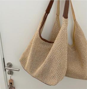 Summer <b>Beach</b> <b>Bag</b> Stripes Friendly Shopping <b>Beach</b> Cotton Canvas Custom Logo Size <b>Beach</b> <b>Tote</b> <b>Bag</b> - Product Image 1