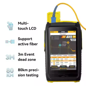 เครื่องวัดการสะท้อนแสงแบบแอคทีฟ20dB 1550nm หน้าจอสัมผัส VfL opm ols เครือข่าย4G /gprs รุ่น88S + สีเหลือง88S + roundnes - Product Image 5