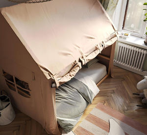 <span class=keywords><strong>Lit</strong></span> de maison Montessori pour tout-petits Berceaux pour enfants en forme de <span class=keywords><strong>tipi</strong></span> pour jouer et dormir - Product Image 5