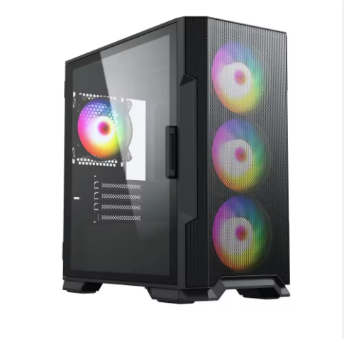 DK352 Plus PC Gaming Computer Cases USB3.0 Panoramic View Tempered Glass Side Panel Computer case Gaming