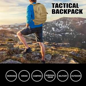 OEM Tactical Assault Pack Molle Outdoor Hiking Camping Rucksack Waterproof Polyester Fashion Sac à dos pour hommes - Product Image 6