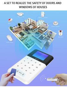 Sistema de Seguridad Inteligente para el Hogar Kerui Tuya, Kit de Dispositivos Antirrobo con Conectividad WiFi y Red <span class=keywords><strong>GSM</strong></span> - Product Image 6