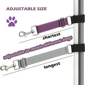 Correa de nailon ajustable para el cuidado de perros, cinturón de seguridad extensible para el corte de pelo de mascotas - Product Image 1