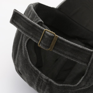 Casquette de baseball vintage personnalisée avec logo, unisexe, effet vieilli, visière incurvée, style Dad Hat, couleur unie, printemps-été, ajustable, pour couple - Product Image 3