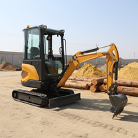 Livraison Gratuite JIAHE Mini-Excavatrice Hydraulique sur Chenilles 1,6 Tonne 1,8 Tonne avec Moteur EPA, Haute Puissance de Creusement et Cabine Fermée