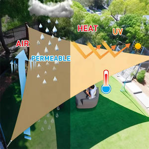 ZJ-ZYF-JH001 Toldo Triangular de Tela Oxford 420D con Protección UV, Impermeable, para Patio, Jardín, Picnic - Product Image 1