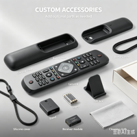 Télécommande infrarouge anti-choc à code fixe KEYUAN TY-44B avec 4 boutons, portée de 20 m, pile AAA