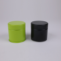 Boîte en fer blanc personnalisée avec couvercles métalliques pour le stockage à long terme du matcha en poudre et du thé