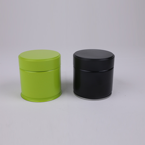 บรรจุภัณฑ์กระป๋องชาเขียวมัทฉะแบบกำหนดเองพร้อมฝาโลหะสำหรับเก็บผงมัทฉะและชาในระยะยาว - Product Image 5