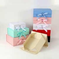 Fabricant en gros de boîtes cadeaux magnétiques pliables écologiques de luxe avec ruban, boîtes cadeaux vides personnalisées pour cadeaux