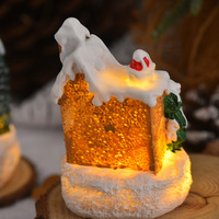 Ornement lumineux Père Noël pour Noël, décoration de maison et de bureau, veilleuse de chevet, cadeau de Noël pour la nouvelle année, décoration intérieure