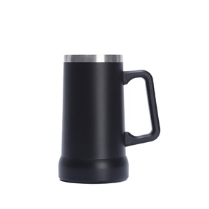 Double-walled Stainless Steel Insulated <b>Mug</b> 24oz Handle <b>Large</b> Drinking Size German Beer <b>Mug</b> Office <b>Mug</b> In Stock - Product Image 4