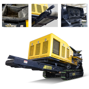 Monde đôi trục gỗ Shredder di động gỗ Shredder Máy Nghiền - Product Image 2