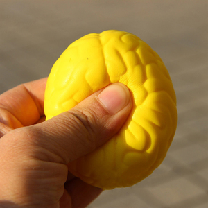 Juguete Promocional Personalizado, Pelota Antiestrés Sensorial con Forma de Cerebro, Pelota de Espuma PU Suave para Aliviar el Estrés - Product Image 4